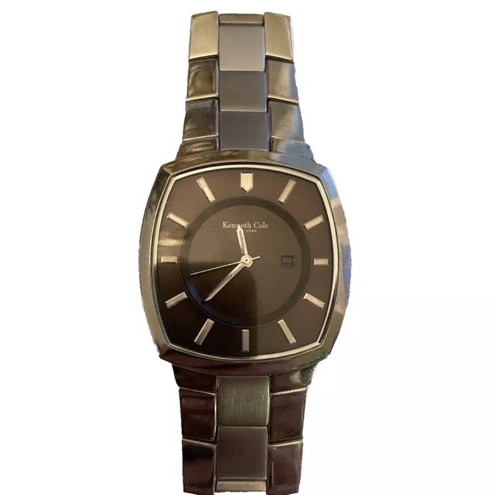 Kenneth Cole Reaction Men's KC3436 Brown Dial Stainless Steel Band Watch